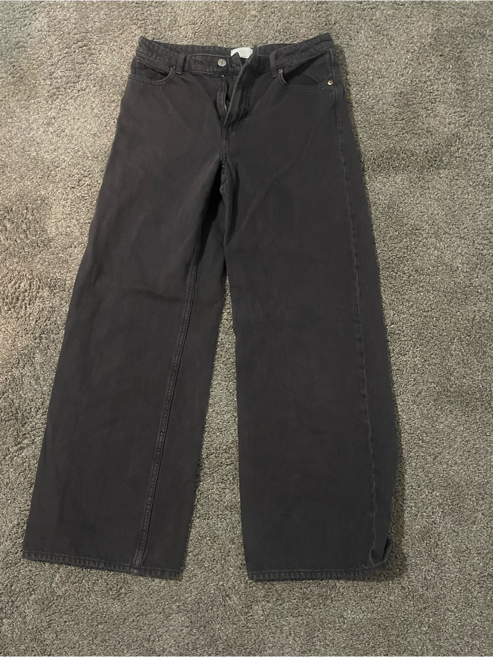 H&M Black Jeans with Branded Waist Tag